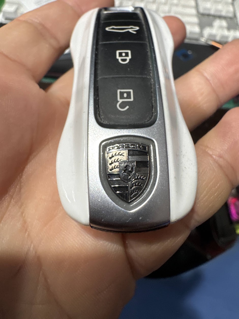 Genuine Porsche Key Emblem - Turbonite